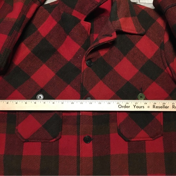 Chopper’s Farwest Garments Mackinaw Vtg Wool Cruiser Field Jacket Men's Sz Large - Picture 10 of 14